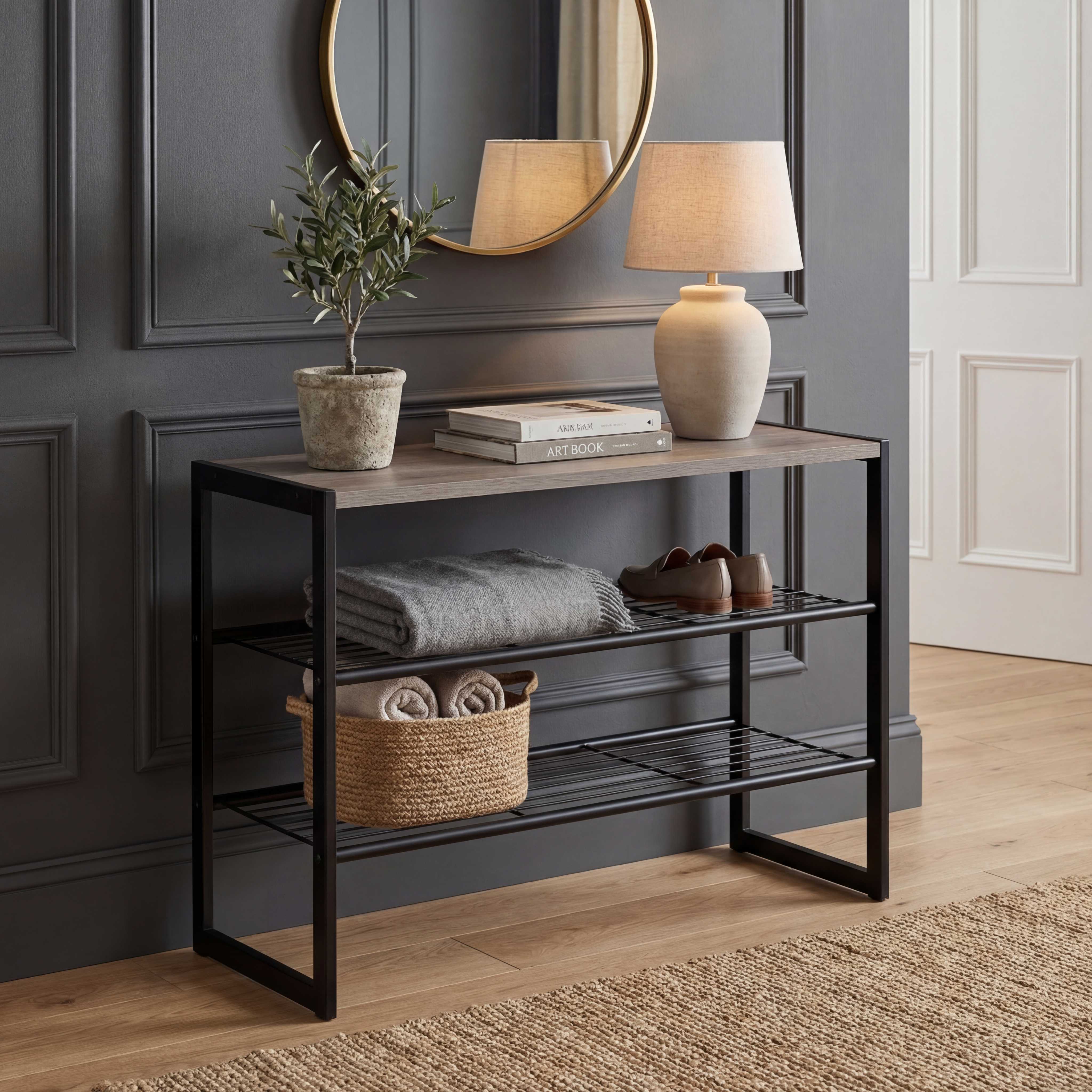 Console Table Entryway — lifestyle product render by Reggie, studio-quality AI rendering